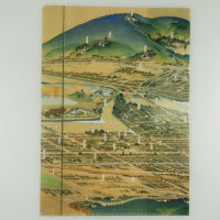 クリアファイル「岡山市街鳥瞰図屏風」の画像