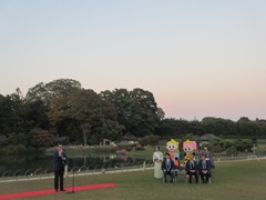 岡山後楽園夜間特別開園「秋の幻想庭園」オープニングセレモニー