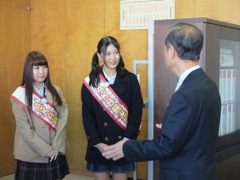 Akb観光大使 の市長訪問 岡山市