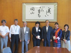 JICA海外派遣ボランティア帰国者及び参加者の表敬