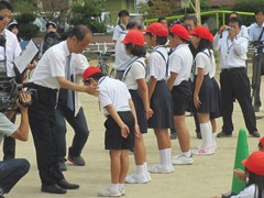 転車安全運転免許証 授与式