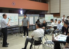 HUB  CAFE MEETING「課題解決ワークショップ～SDGsを岡山市で実現するために」の様子