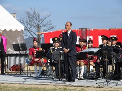 太伯振興梅まつり　開会式の様子