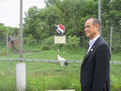 釧路市を訪問する大森雅夫岡山市長　その1