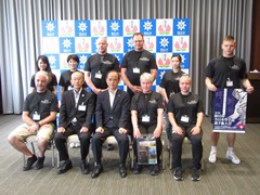 「第4回防具付全日本空手道選手権大会」に出場する海外選手・関係者　来訪の様子