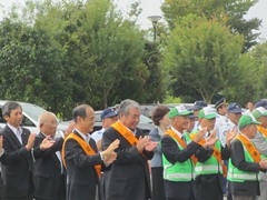 岡山市交通安全フェア2015の様子