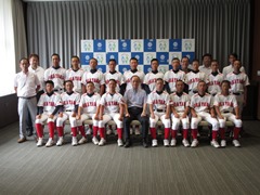 第48回日本少年野球選手権大会出場チーム　岡山ボーイズ　来訪の様子