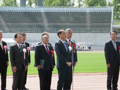 第19回岡山県障害者スポーツ大会「輝いてキラリンピック」開会式の様子