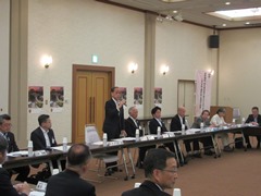 日本遺産「桃太郎伝説の生まれたまち　おかやま」推進協議会　令和元年度総会の様子