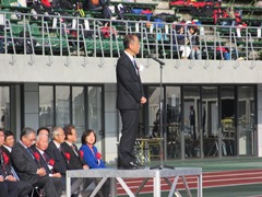 第43回岡山市スポーツ少年団体育大会（開会式）の様子