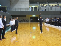 第49回岡山市婦人バレーボール大会【開会式】の様子