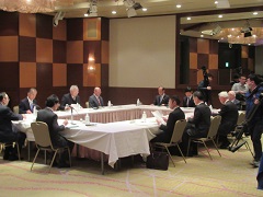日本銀行　金融経済懇談会の様子