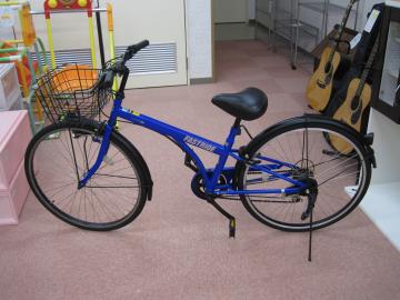 抽選品No.59 26インチ（青）自転車の写真