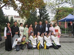プロヴディフ市（ブルガリア)訪問中の岡山市民文化交流団