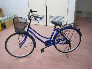 抽選品No.50 自転車 26インチ 青 軽快車 の写真