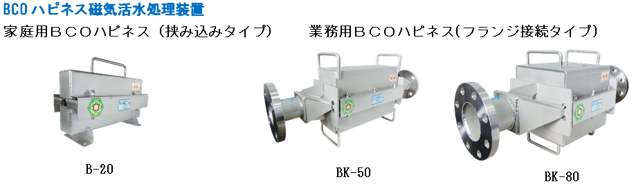 BCOハピネス磁気活水処理装置