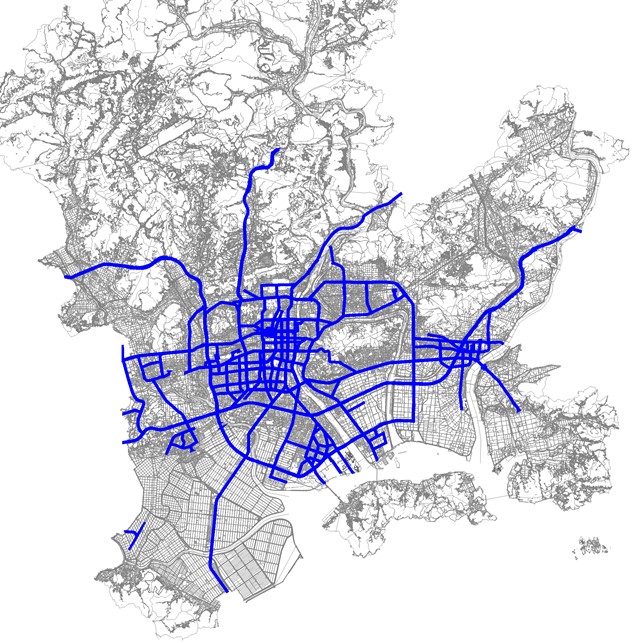 都市計画道路網図
