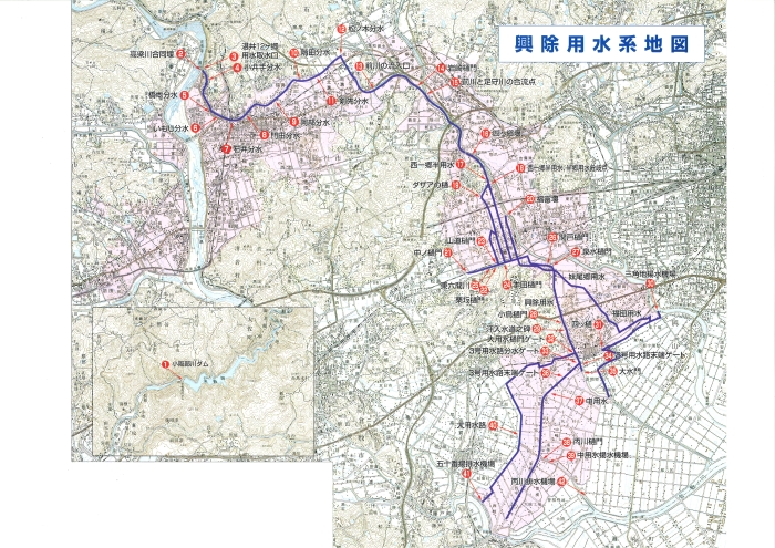 興除用水系地図の画像