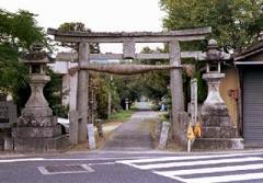 葦守八幡宮石鳥居