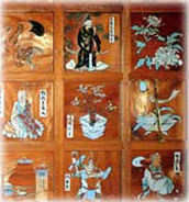 中津山願興寺の天井絵
