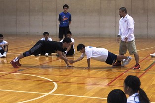 部活動訪問の様子その2