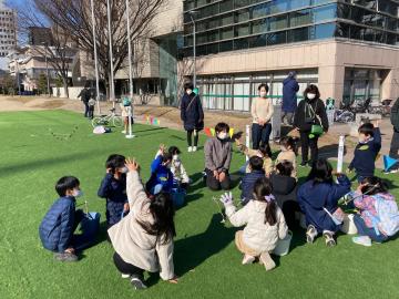 下石井公園、宝探しのあと