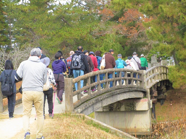 備中高松城址公園での様子