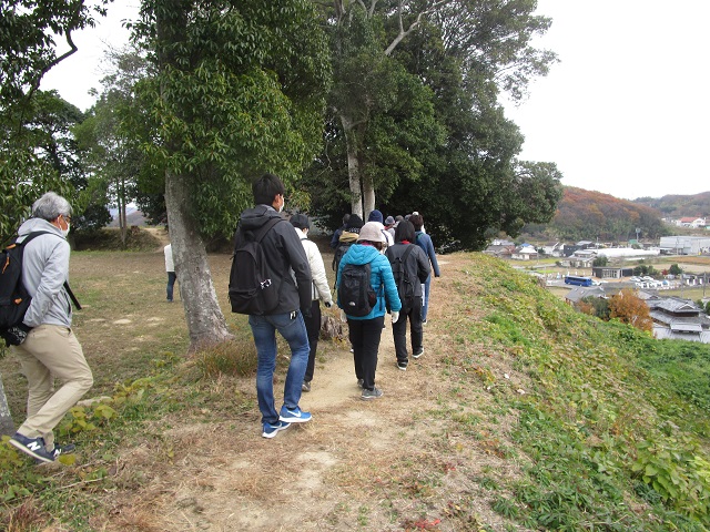 造山古墳での様子（その2）