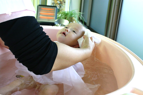 沐浴の方法4