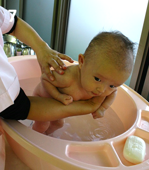沐浴の方法7