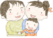 夫婦・親子のイラスト