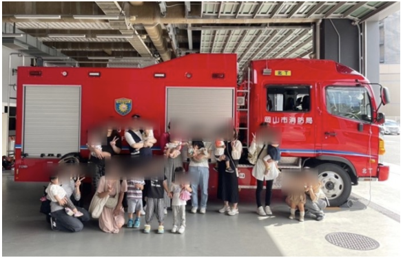 消防署見学の様子