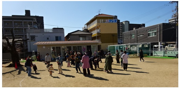 みんなで「こちょこちょまん」を楽しんで，お別れ。