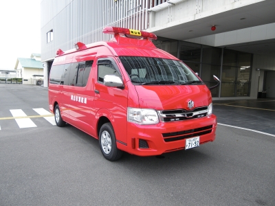都道府県指揮隊車の写真