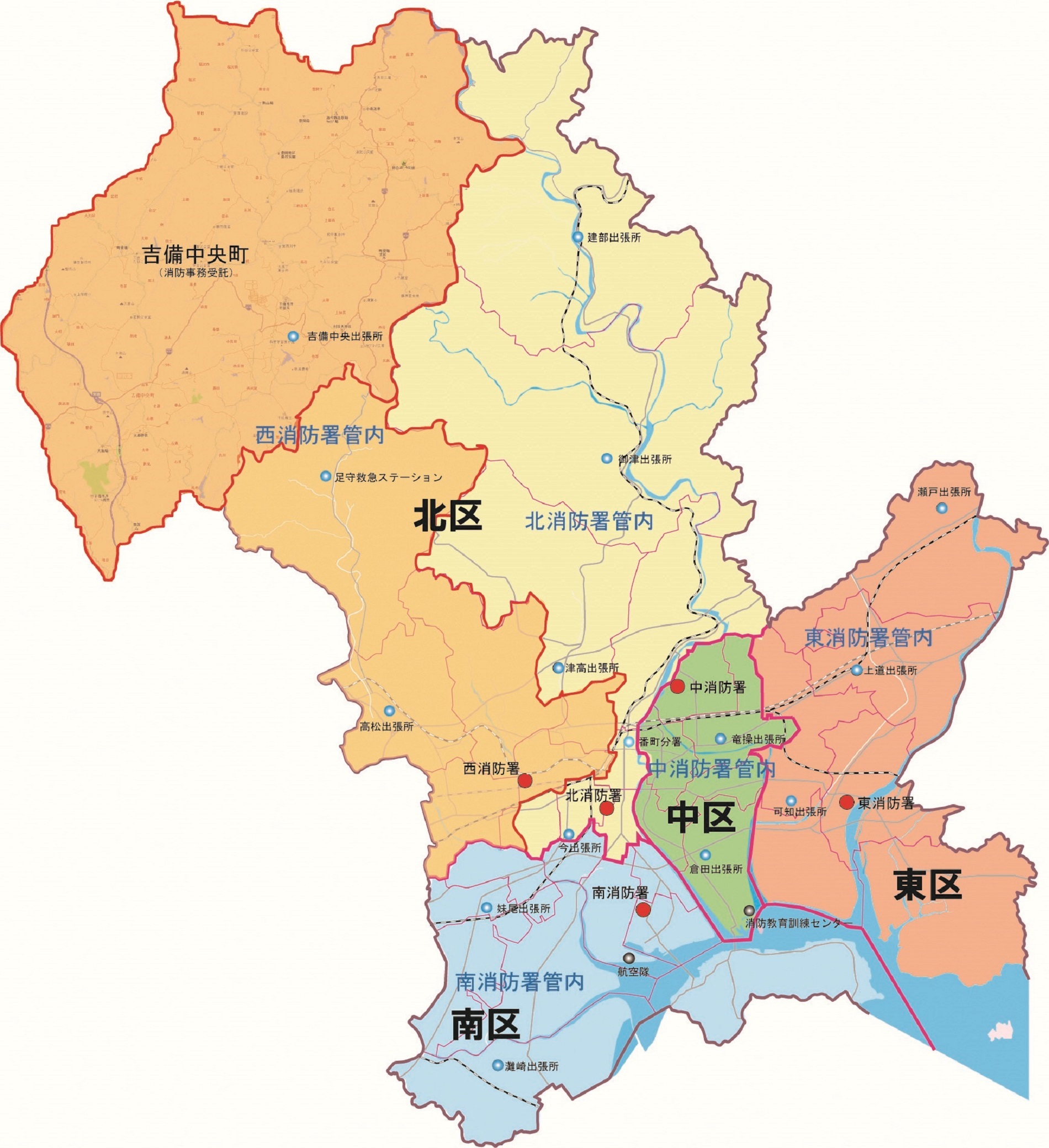 管轄区域図