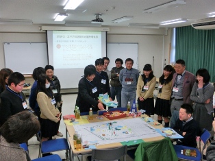 公園基本設計ワークショップの様子