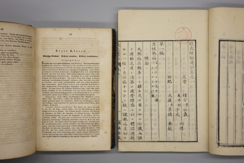 フーフェラントの原著と洪庵の訳書の比較の画像