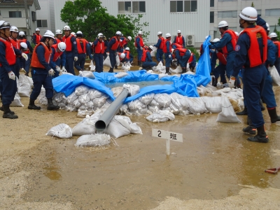 令和元年度岡山市水防訓練の様子4