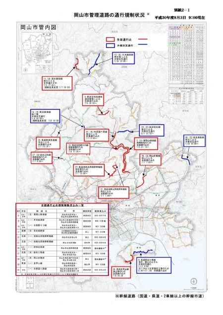 通行規制位置図の画像