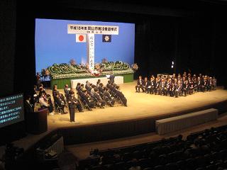 岡山市戦没者追悼式の写真