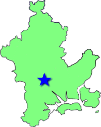 地図（伊島学区の位置）