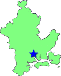 地図（平井学区の位置）