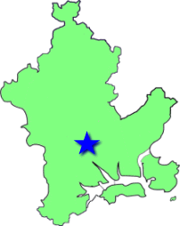 地図（南方地区の位置）
