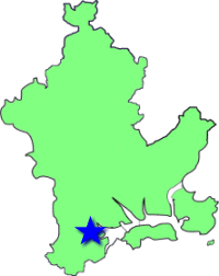 地図（第三藤田学区の位置）
