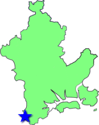 地図（彦崎学区の位置）