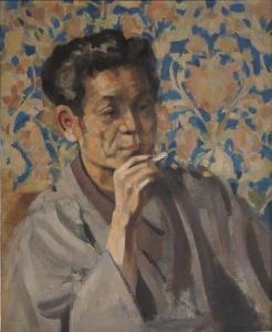 穴隆一「T君」（1940（昭和15）年、油彩画）の画像