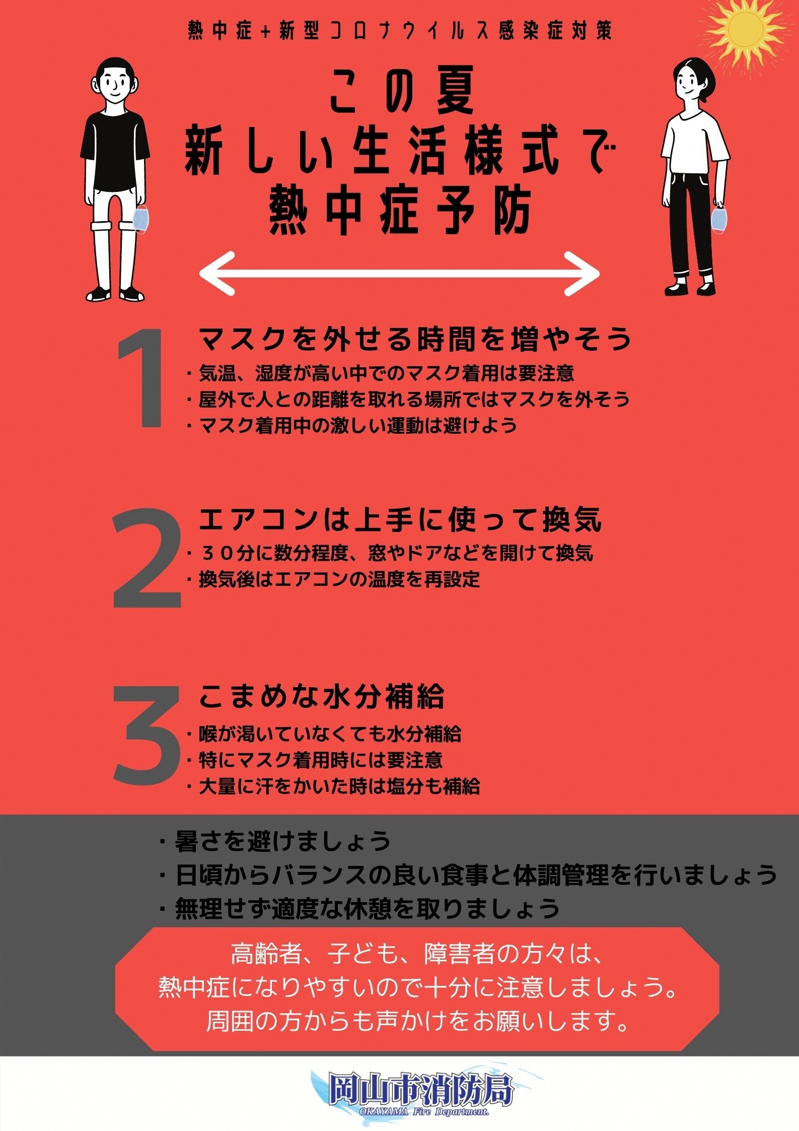 新しい生活様式での熱中症予防について