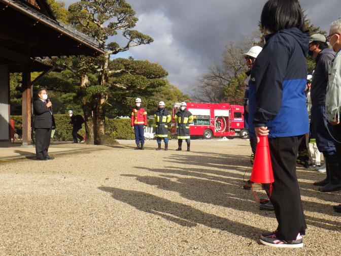 岡山後楽園信江事務所長からの挨拶の画像