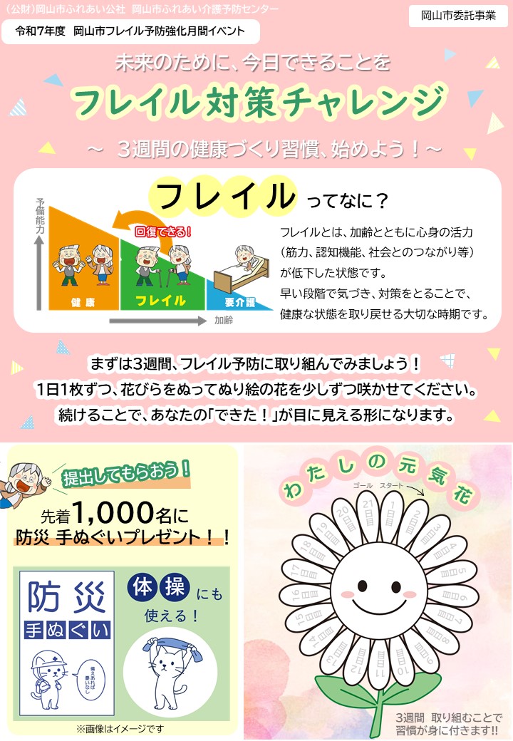 フレイル対策チャレンジシート表紙