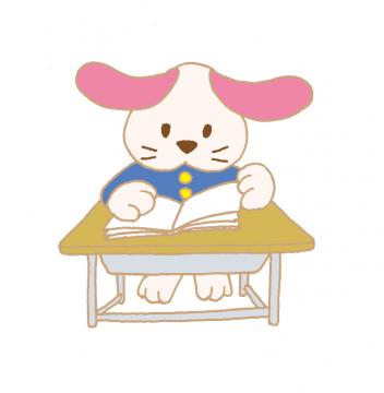 読書するこらぼん♩
